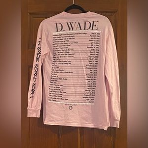 D Wade World Tour long sleeve t-shirt